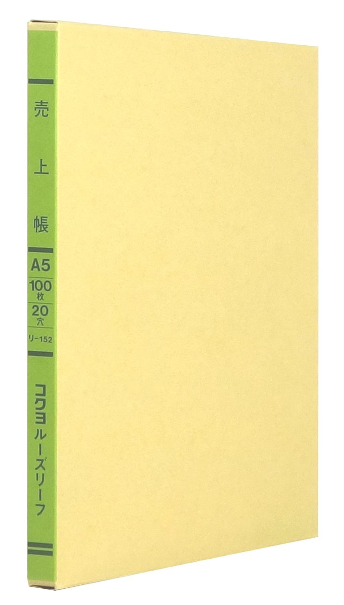 Amazon.co.jp: コクヨ ノート 三色刷ルーズリーフ 売上帳 20穴 100枚